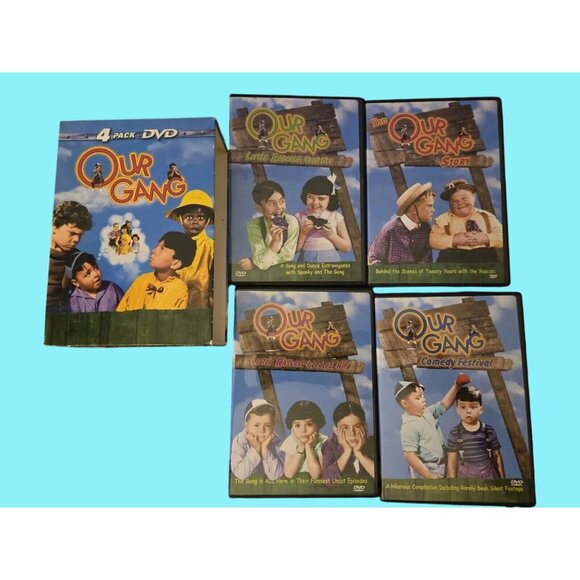 Our Gang 4-Pack DVD Set Featuring Classic Little Rascals - Picture 4 of 4